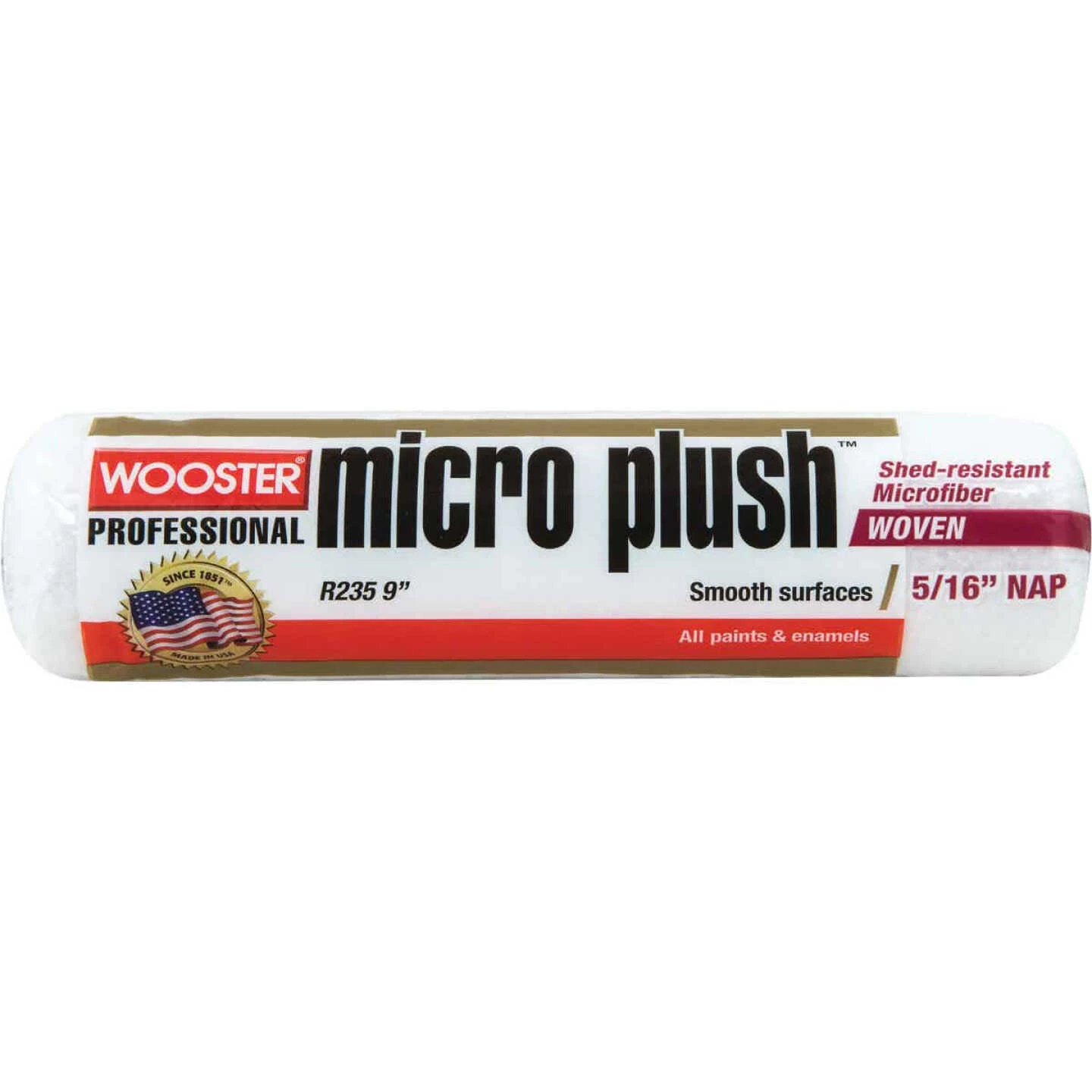 Wooster Micro Plush 9 In. X 5/16 In. Microfiber Roller Cover 3 Wooster Micro Plush 9 In. X 5/16 In. Microfiber Roller Cover