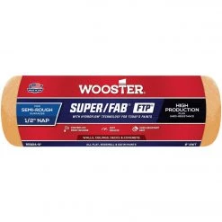 Wooster Super/Fab FTP 9 In. X 1/2 In. Knit Fabric Roller Cover