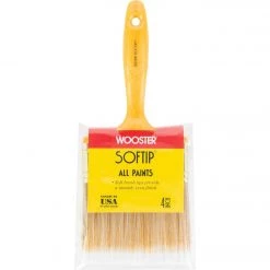 Wooster Softip 4 In. Flat Wall Paint Brush