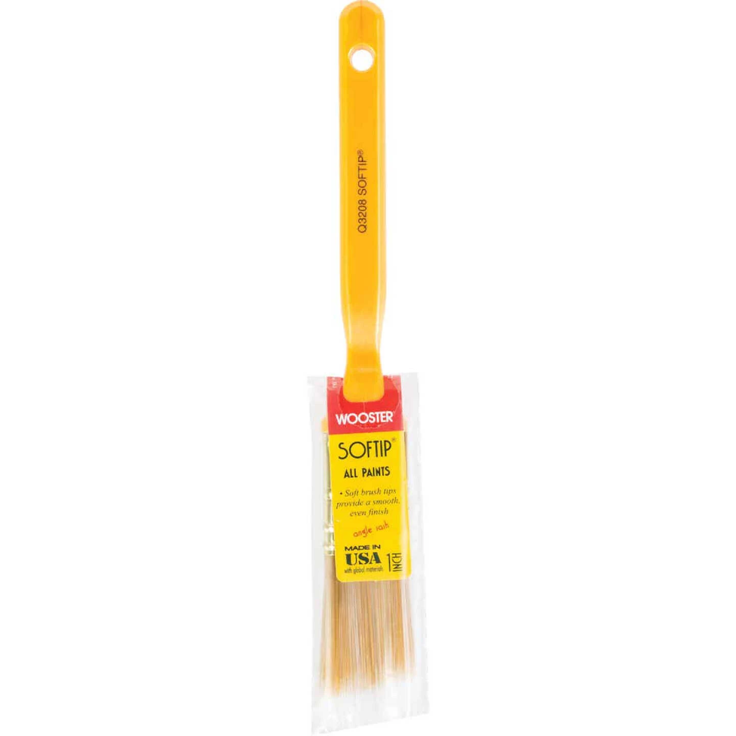 Wooster Softip 1 In. Angle Sash Paint Brush 3 Wooster Softip 1 In. Angle Sash Paint Brush