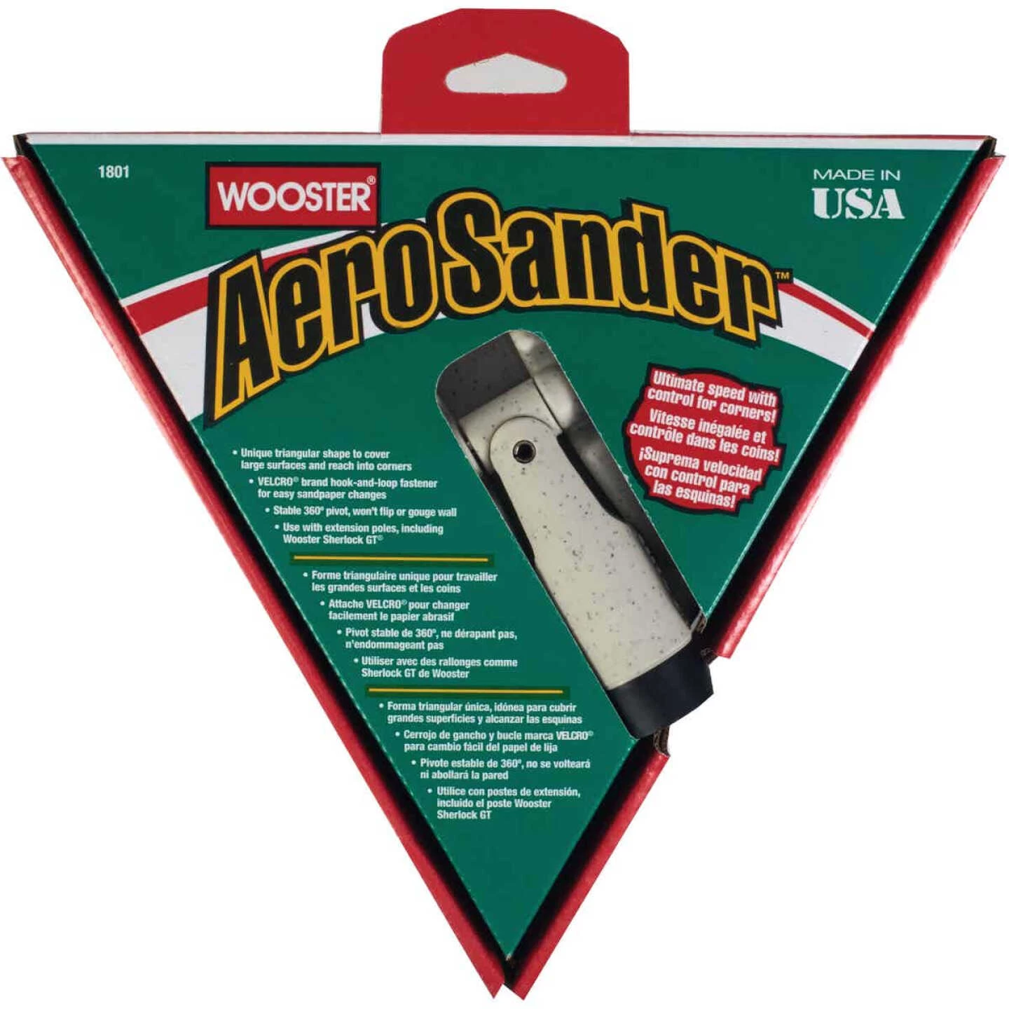 Wooster AeroSander 9-1/2 In. Triangular Sander 3 Wooster AeroSander 9-1/2 In. Triangular Sander