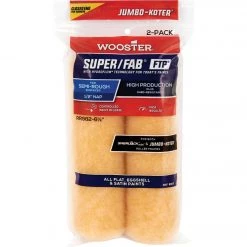 Wooster Jumbo-Koter S/F FTP 6-1/2 In. X 1/2 In. Knit Roller Cover (2-Pack)