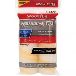 Wooster Jumbo-Koter P/D FTP 4-1/2 In. X 1/2 In. Woven Paint Roller Cover (2-Pack)