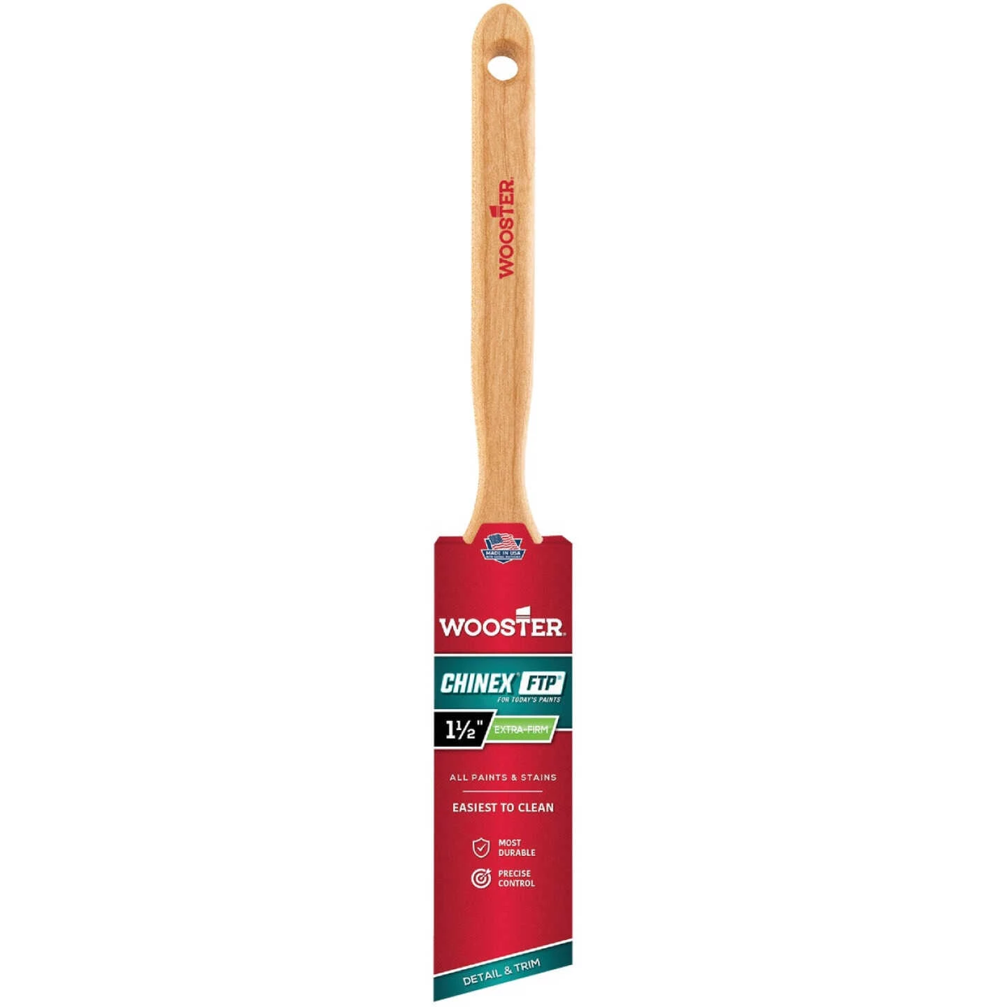 Wooster Chinex FTP 1.5 In. Angle Sash Paint Brush 3 Wooster Chinex FTP 1.5 In. Angle Sash Paint Brush