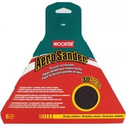 Wooster AeroSander 80 Grit Sandpaper (6-Pack)