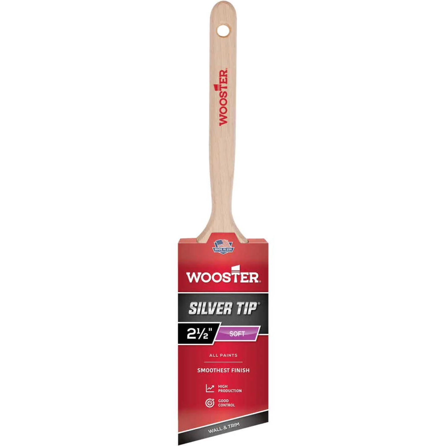 Wooster SILVER TIP 2-1/2 In. Chisel Trim Angle Sash Paint Brush 3 Wooster SILVER TIP 2-1/2 In. Chisel Trim Angle Sash Paint Brush