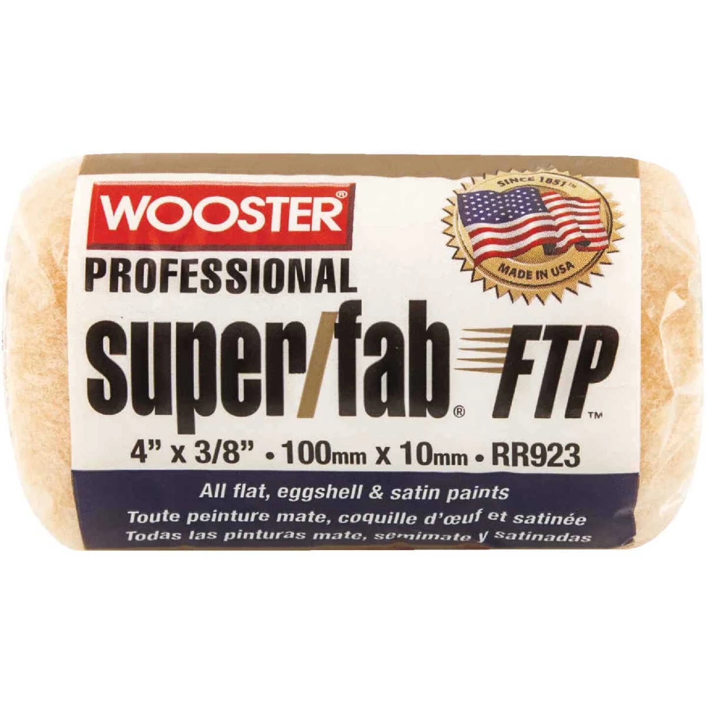 Wooster Super/Fab FTP 4 In. X 3/8 In. Knit Fabric Roller Cover 3 Wooster Super/Fab FTP 4 In. X 3/8 In. Knit Fabric Roller Cover