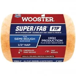 Wooster Super/Fab FTP 4 In. X 1/2 In. Knit Fabric Roller Cover