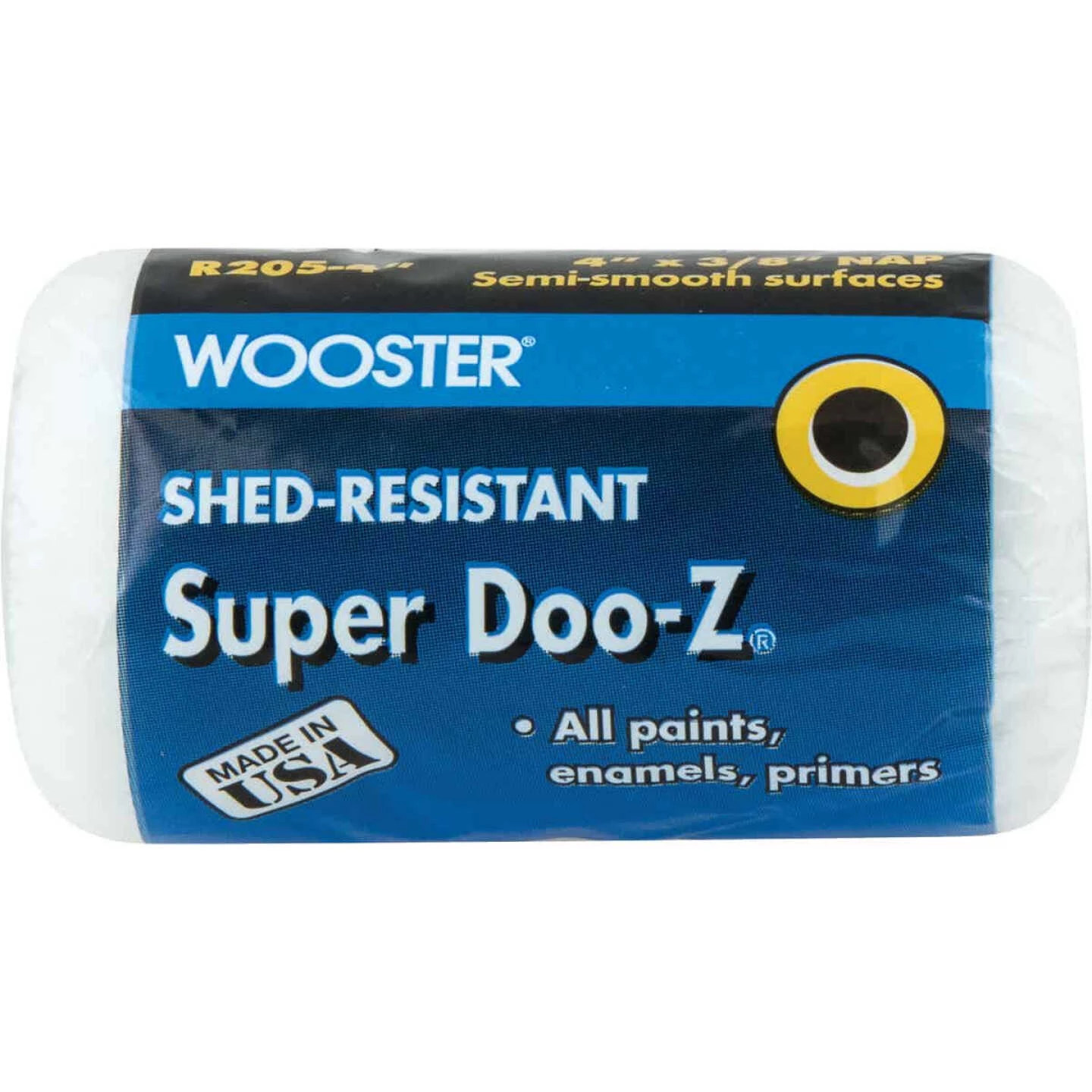 Wooster Super Doo-Z 4 In. X 3/8 In. Woven Fabric Roller Cover 3 Wooster Super Doo-Z 4 In. X 3/8 In. Woven Fabric Roller Cover