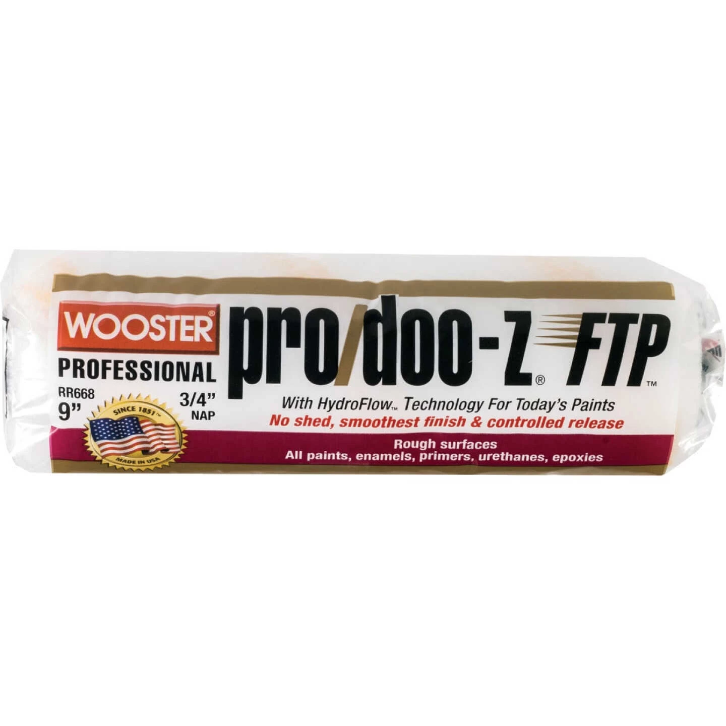 Wooster Pro/Doo-Z FTP 9 In. X 3/4 In. Woven Fabric Roller Cover 3 Wooster Pro/Doo-Z FTP 9 In. X 3/4 In. Woven Fabric Roller Cover