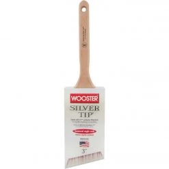 Wooster Silver Tip 3 In. Semi-Oval Angle Sash Brush